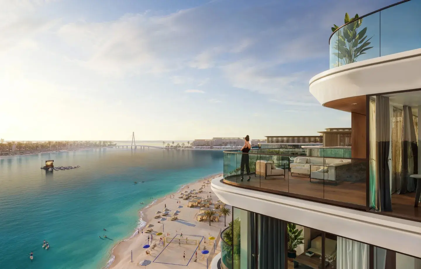 Delphine Beach Residences, Sobha Siniya Island, Umm Al Quwain, premium coastal property with panoramic sea views and modern architecture.
