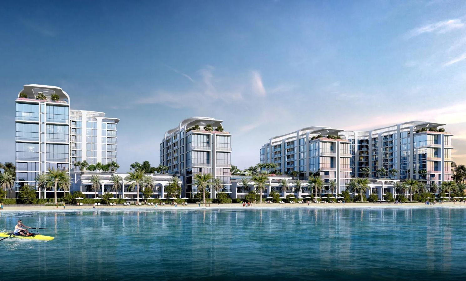 Starline Beach Residences by Sobha Realty, luxury beachfront apartments on Siniya Island, Umm Al Quwain.
